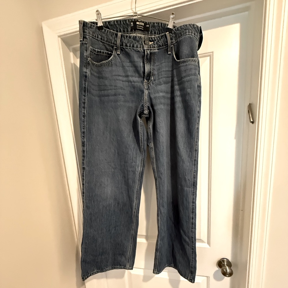 NWT Size 14L Hollister Low Rise Baggy Jeans